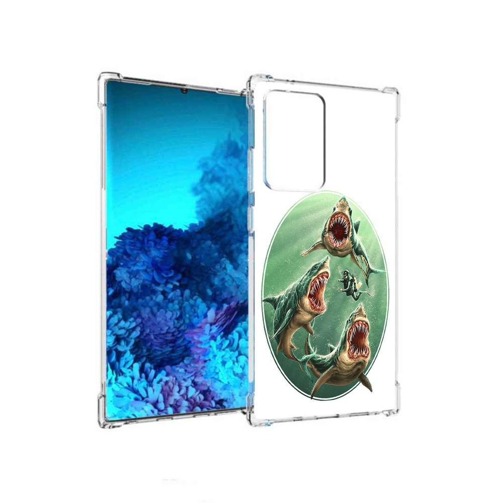 

Чехол MyPads Tocco для Samsung Galaxy Note 20 Ultra синяя бездна (PT151896.552.600), Прозрачный, Tocco