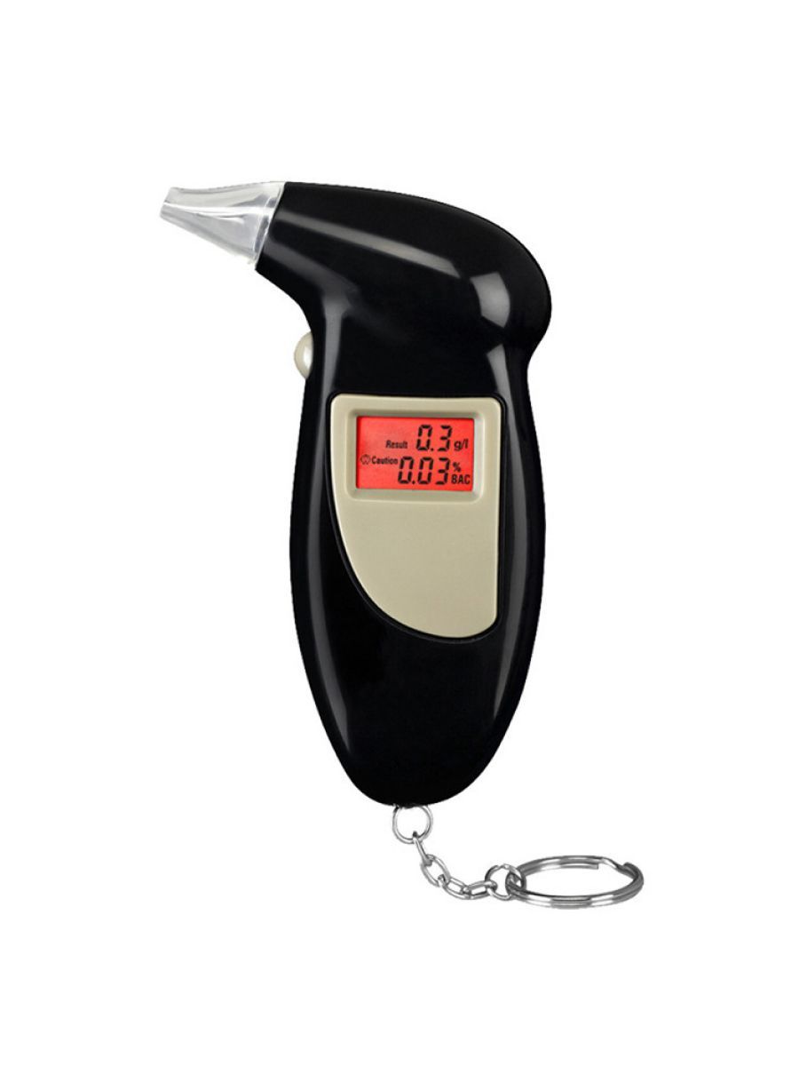 Алкотестер Postmart Alcohol Tester с цифровым дисплеем, 5 мундштуков