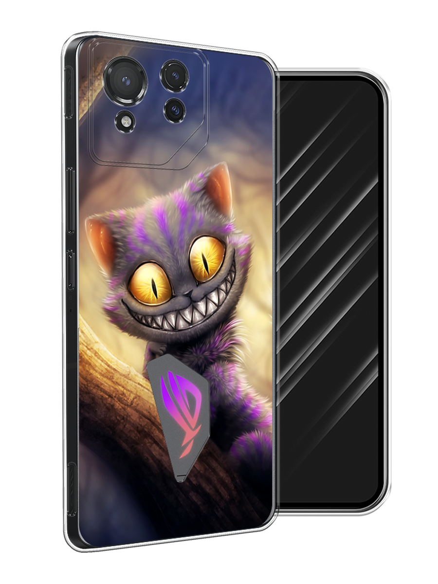 

Чехол Awog на Asus ROG Phone 8 "Cheshire Cat", Фиолетовый;желтый, 45150-1