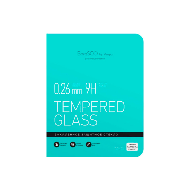 

Защитное стекло BORASCO 39022 для планшета Lenovo Tab M10 Plus, 39022