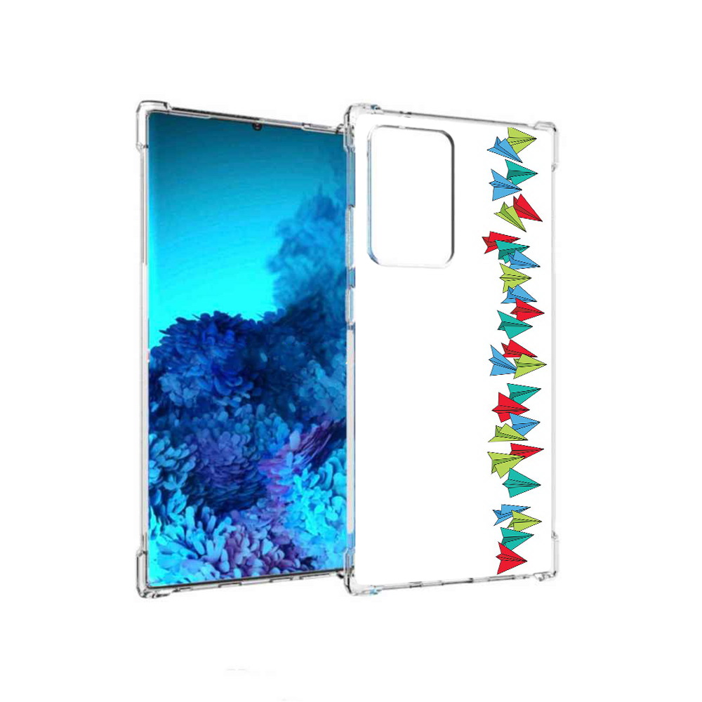 Чехол MyPads Tocco для Samsung Galaxy Note 20 Ultra самолетики из листочков
