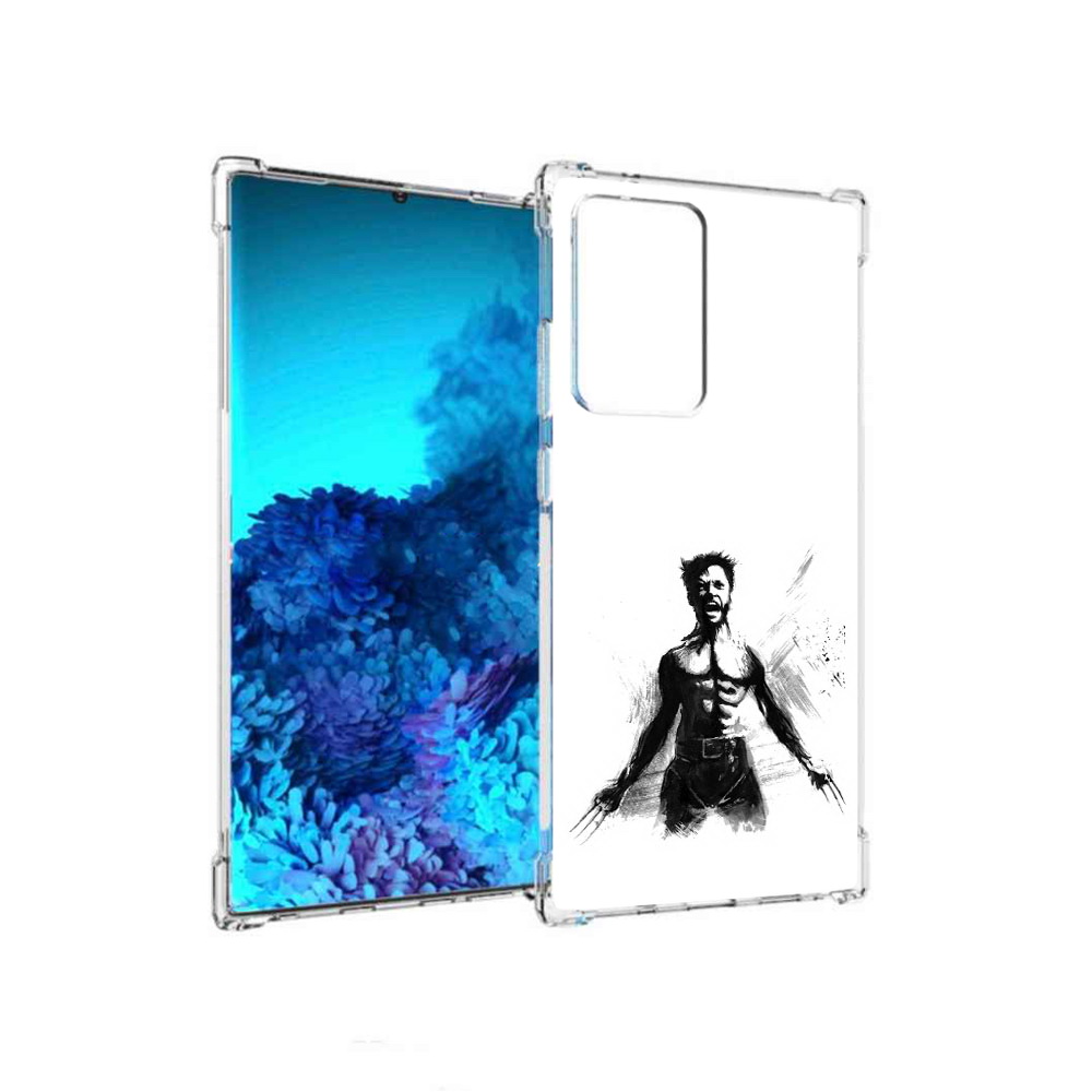 

Чехол MyPads Tocco для Samsung Galaxy Note 20 Ultra росомаха (PT151896.552.587), Прозрачный, Tocco
