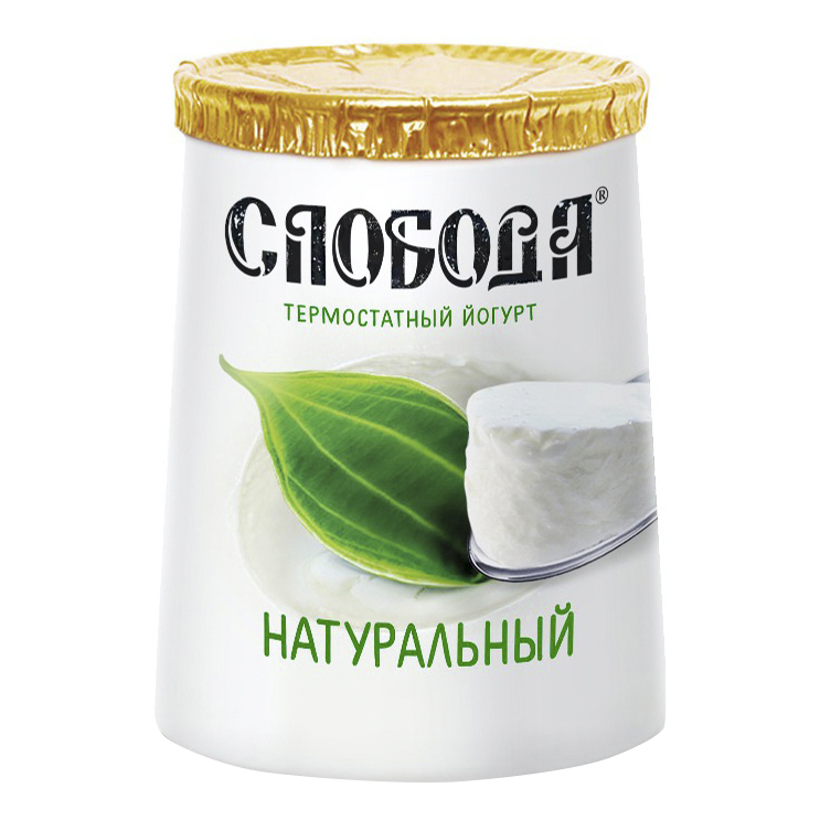 

Биойогурт Слобода натуральный 5,8% 130 г