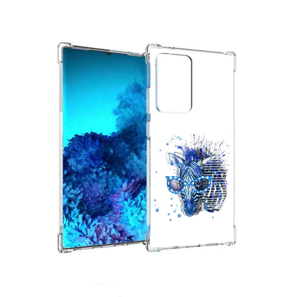 

Чехол MyPads Tocco для Samsung Galaxy Note 20 Ultra расплывчатая зебра (PT151896.552.577), Прозрачный, Tocco