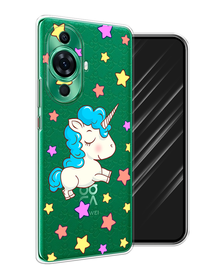

Чехол Awog на Huawei Nova 11 Pro "Звездный единорог", Голубой;фиолетовый;желтый, 6121350-2