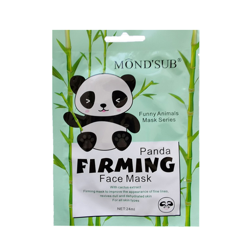 Маска для лица Mond'Sub Funny Animals Панда Укрепляющая 24 мл панда бамбу и чудовище гундер анастасия витальевна