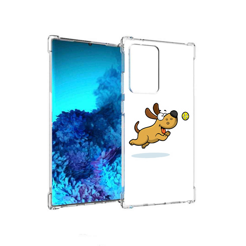 

Чехол MyPads Tocco для Samsung Galaxy Note 20 Ultra пёсик (PT151896.552.563), Прозрачный, Tocco