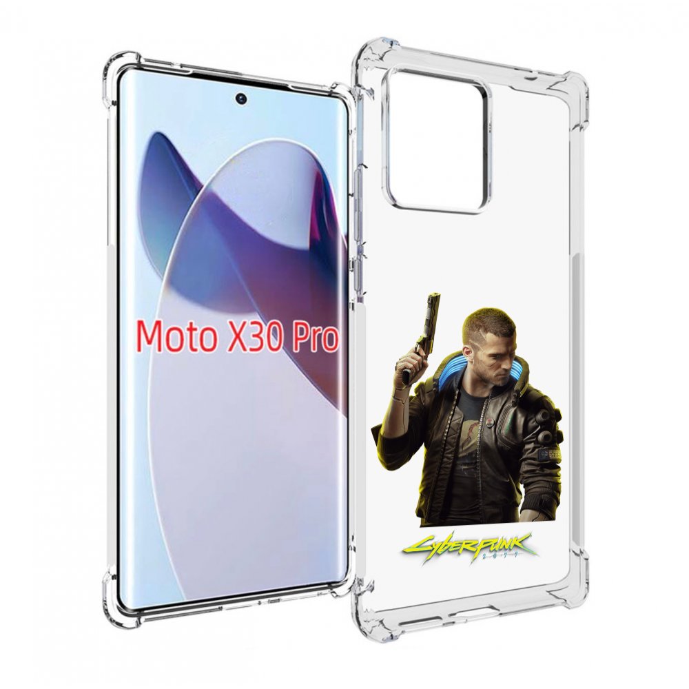 

Чехол MyPads Cyberpunk-2077 для Motorola Moto X30 Pro, Прозрачный, Tocco