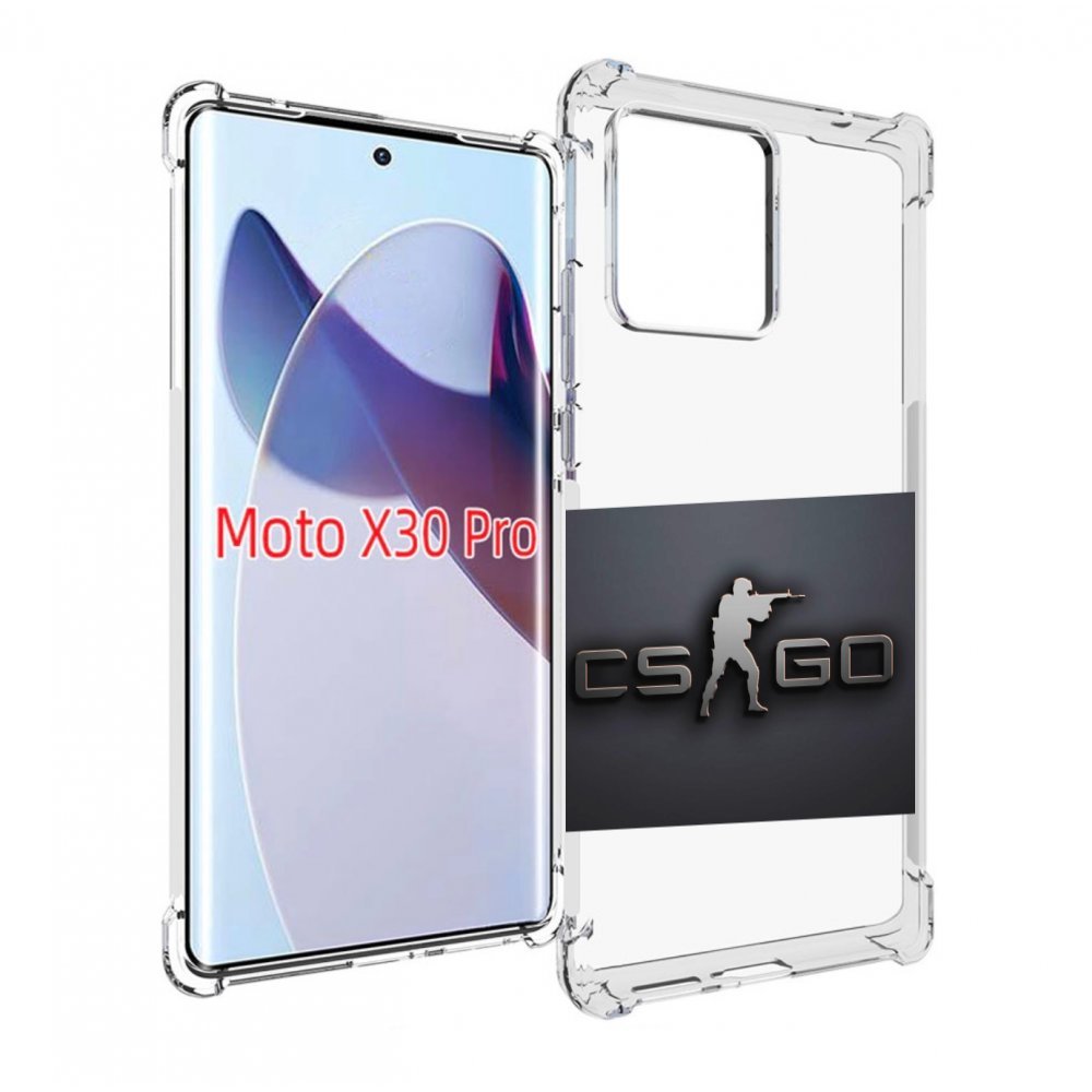 

Чехол MyPads CS go логотип мужской для Motorola Moto X30 Pro, Прозрачный, Tocco