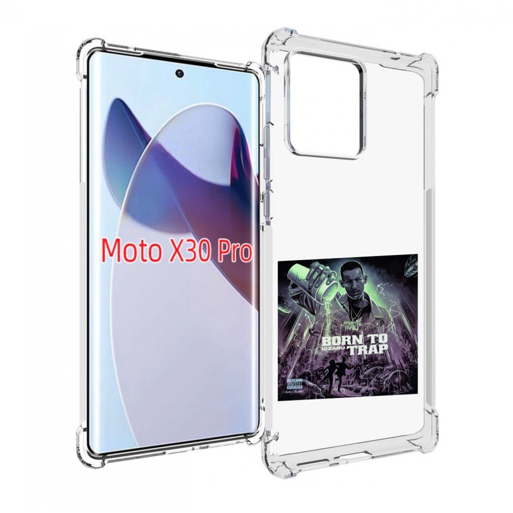 

Чехол MyPads Born to Trap Kizaru для Motorola Moto X30 Pro, Прозрачный, Tocco