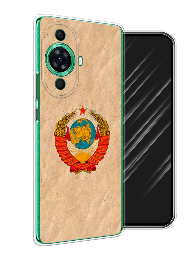 

Чехол Awog на Huawei Nova 11 Pro "Союз пролетариев", Бежевый;красный, 6121350-10