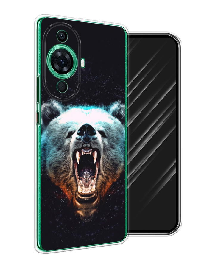 

Чехол Awog на Huawei Nova 11 Pro "Медведь", Коричневый;бирюзовый;черный, 6121350-2