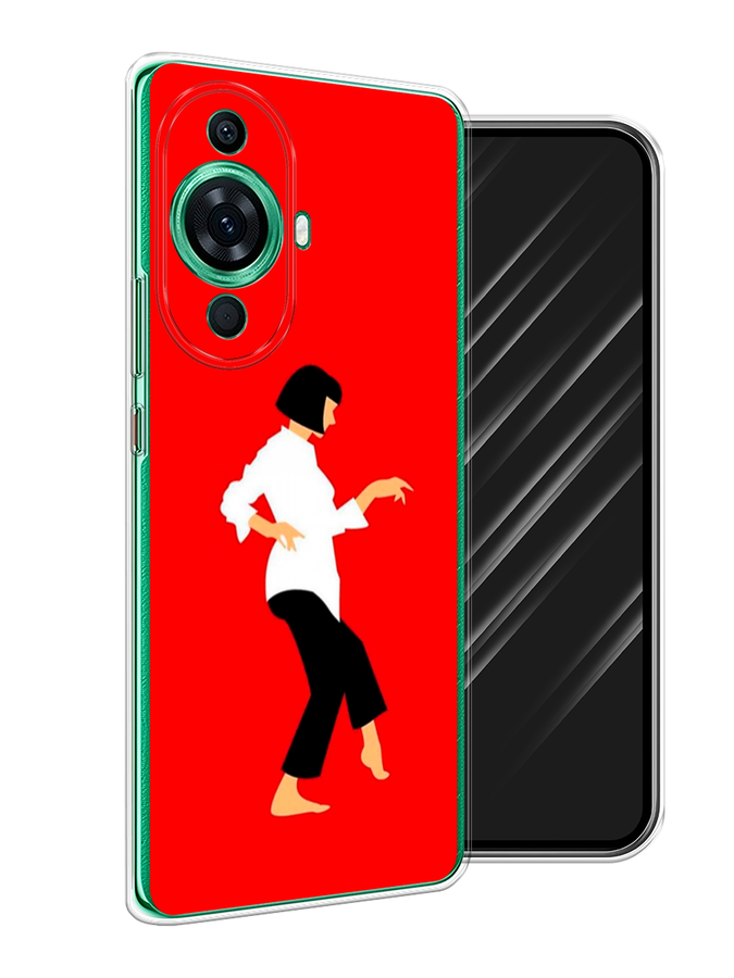 

Чехол Awog на Huawei Nova 11 Pro "Криминальное чтиво 1", Красный;белый;черный, 6121350-7