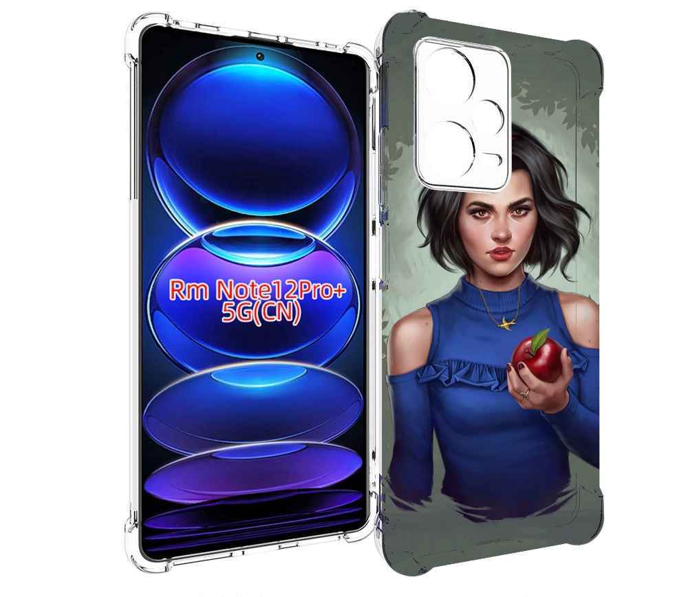 

Чехол MyPads девушка-с-яблоком женский для Xiaomi Redmi Note 12 Pro + Plus, Прозрачный, Tocco