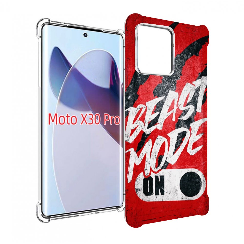 

Чехол MyPads BEAST inside You для Motorola Moto X30 Pro, Прозрачный, Tocco