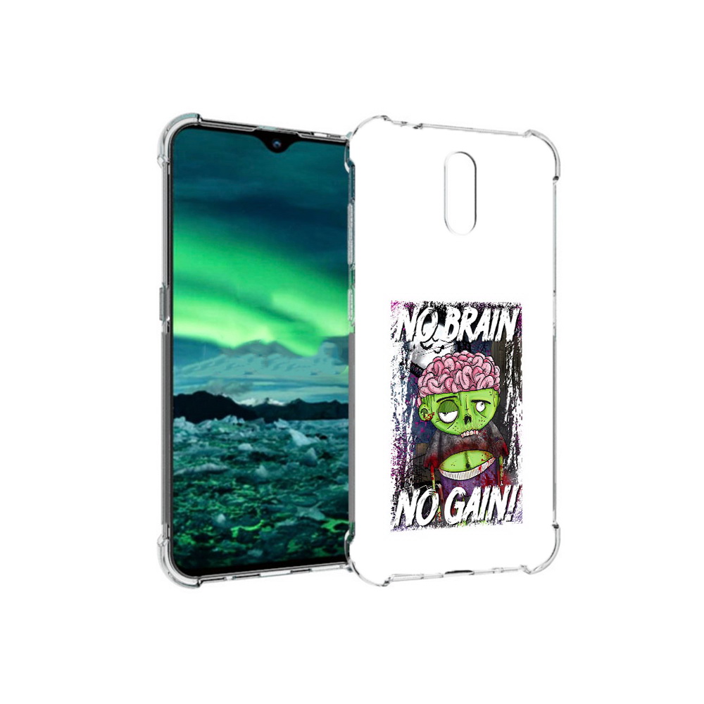 

Чехол MyPads Tocco для Nokia 2.3 глупый зомби (PT142254.97.289), Прозрачный, Tocco