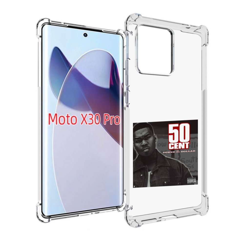 

Чехол MyPads 50 Cent - Power Of The Dollar для Motorola Moto X30 Pro, Прозрачный, Tocco