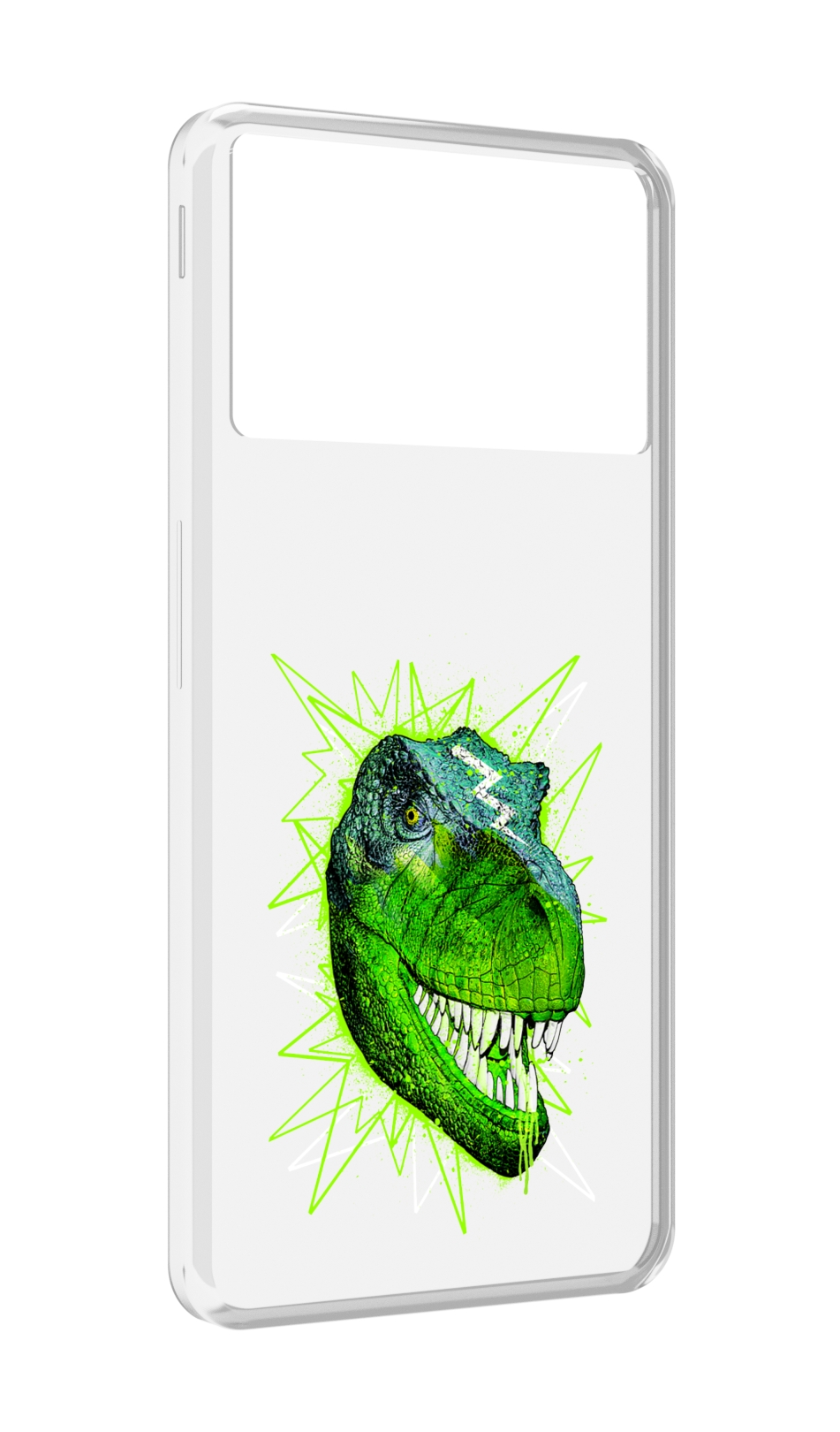 Чехол MyPads зеленый динозавр для ZTE Nubia Z40S Pro