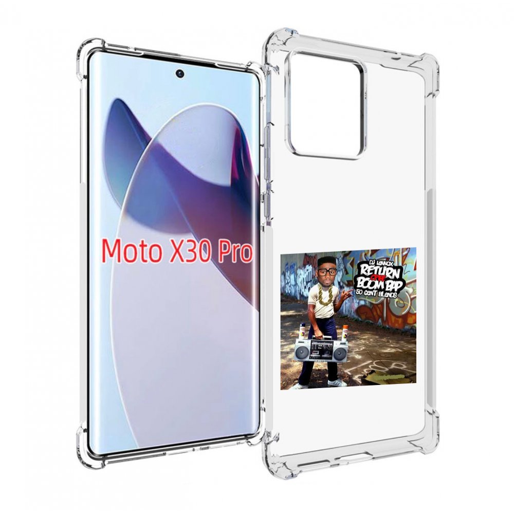 

Чехол MyPads 50 Cent & DJ Lennox - Return Of The Boom Bap для Motorola Moto X30 Pro, Прозрачный, Tocco
