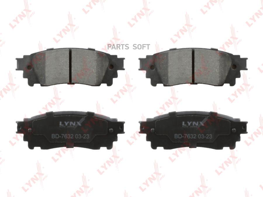 

Тормозные колодки LYNXauto задние правые/левые дисковые bd7632