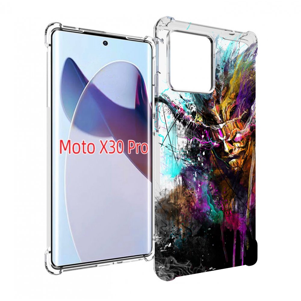 

Чехол MyPads яркий дьявол для Motorola Moto X30 Pro, Прозрачный, Tocco