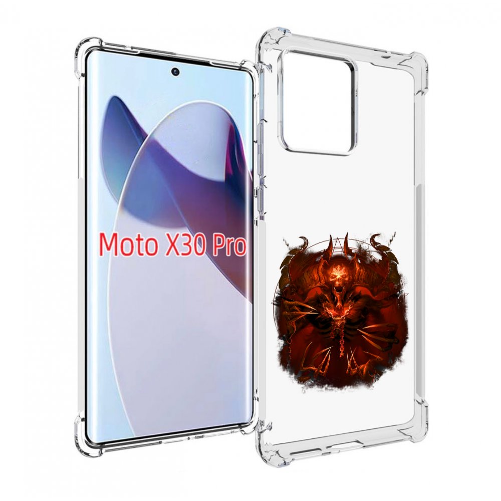 

Чехол MyPads яркий демон для Motorola Moto X30 Pro, Прозрачный, Tocco