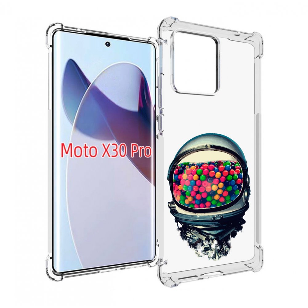 

Чехол MyPads шлем космонавта для Motorola Moto X30 Pro, Прозрачный, Tocco