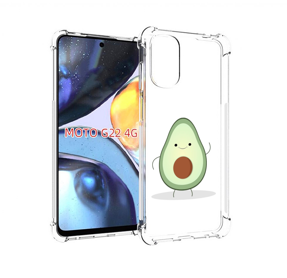 

Чехол MyPads Авокадик для Motorola Moto G22 4G, Прозрачный, Tocco