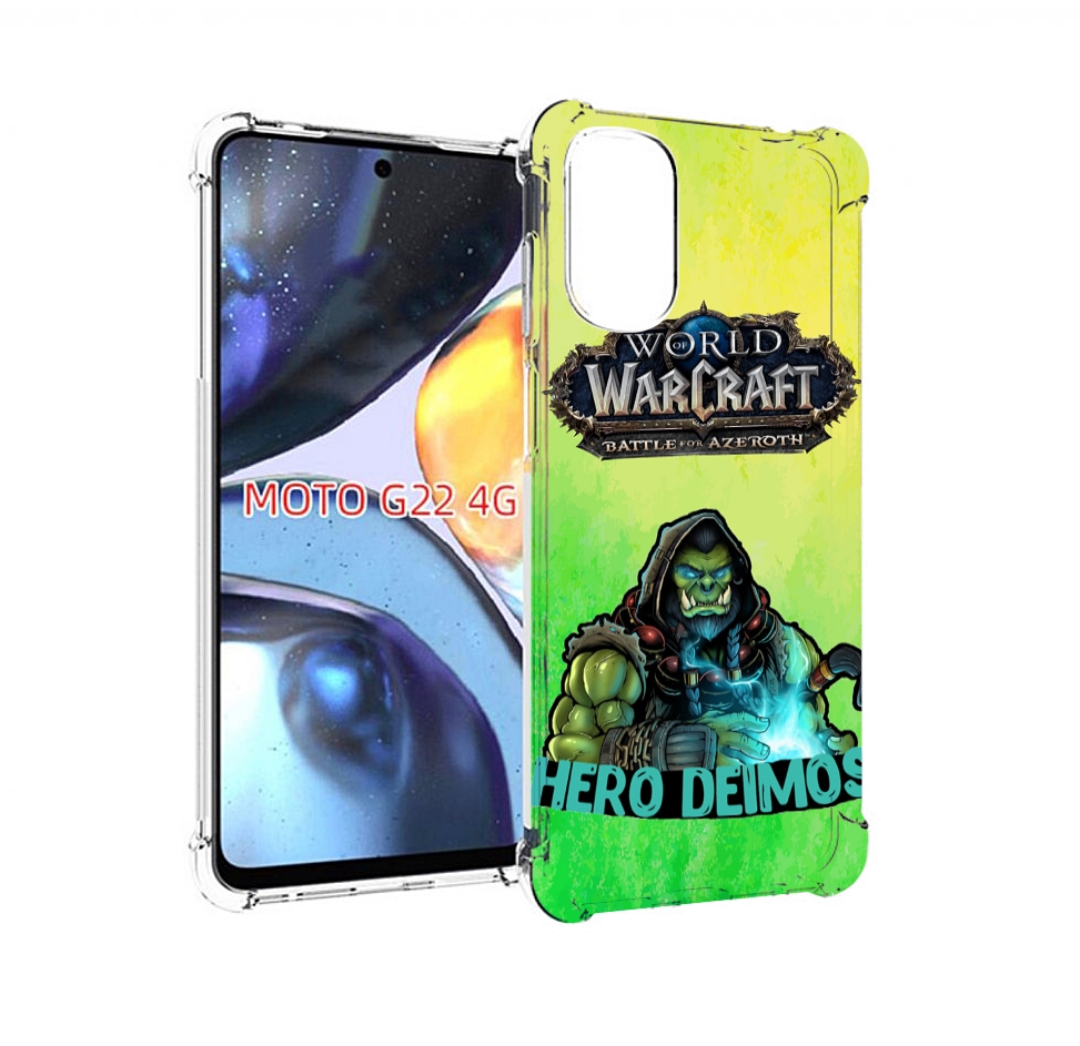 

Чехол MyPads world-of-warcraft мужской для Motorola Moto G22 4G, Прозрачный, Tocco