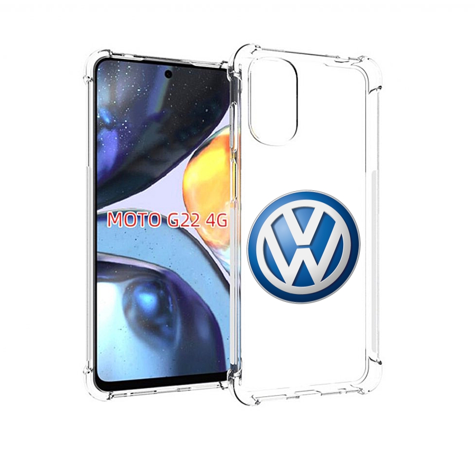 

Чехол MyPads volkswagen мужской для Motorola Moto G22 4G, Прозрачный, Tocco