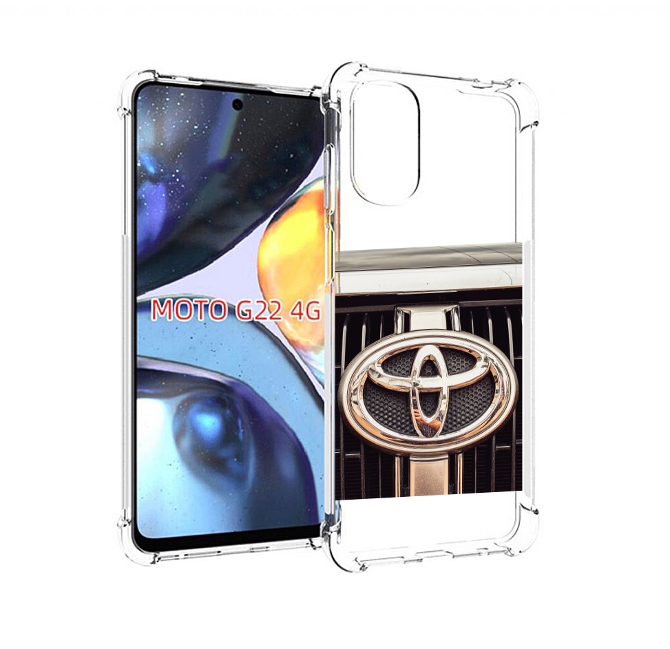 

Чехол MyPads toyota тоиота 3 для Motorola Moto G22 4G, Прозрачный, Tocco