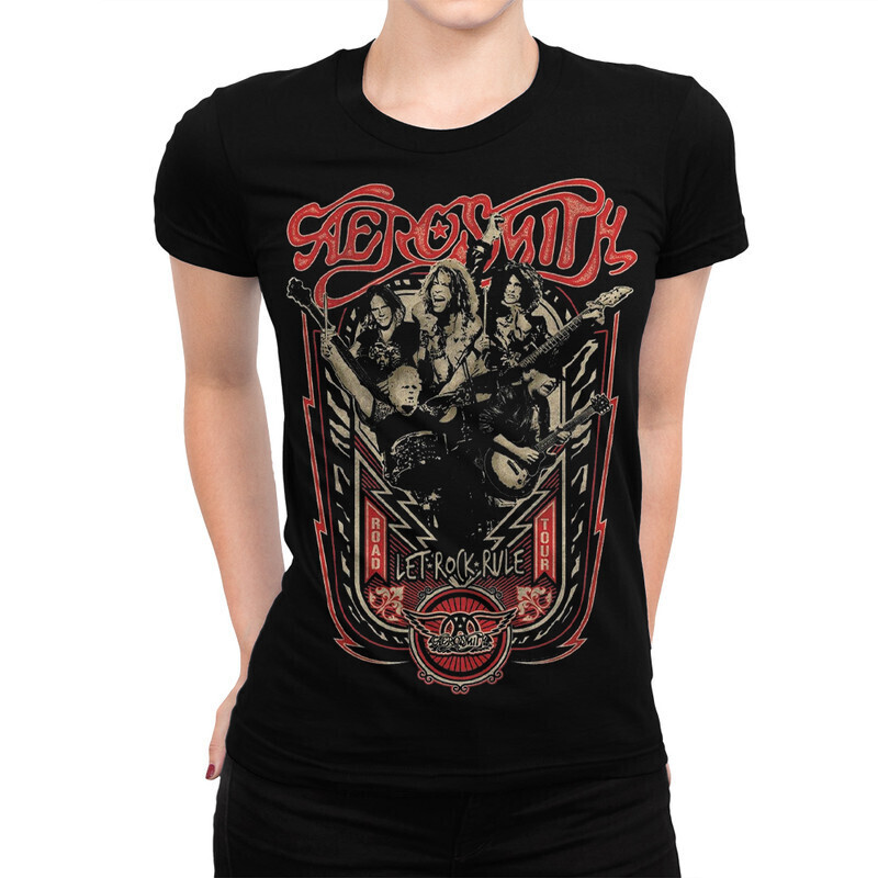 

Футболка женская Dream Shirts Aerosmith 1000515-1 черная XS, Черный, Aerosmith 1000515-1