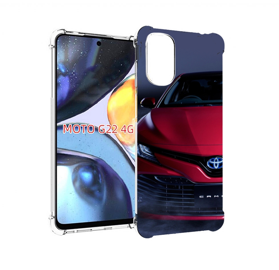 

Чехол MyPads toyota тоиота 1 для Motorola Moto G22 4G, Прозрачный, Tocco