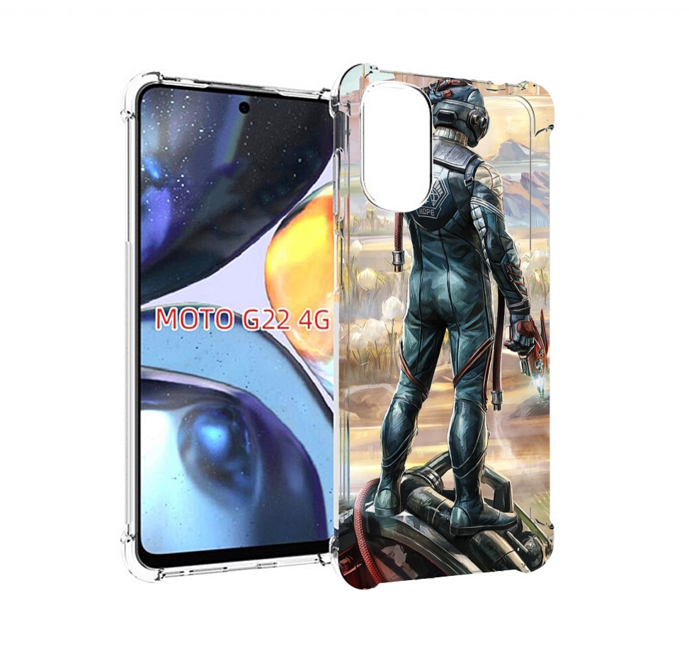 

Чехол MyPads the-outer-worlds для Motorola Moto G22 4G, Прозрачный, Tocco