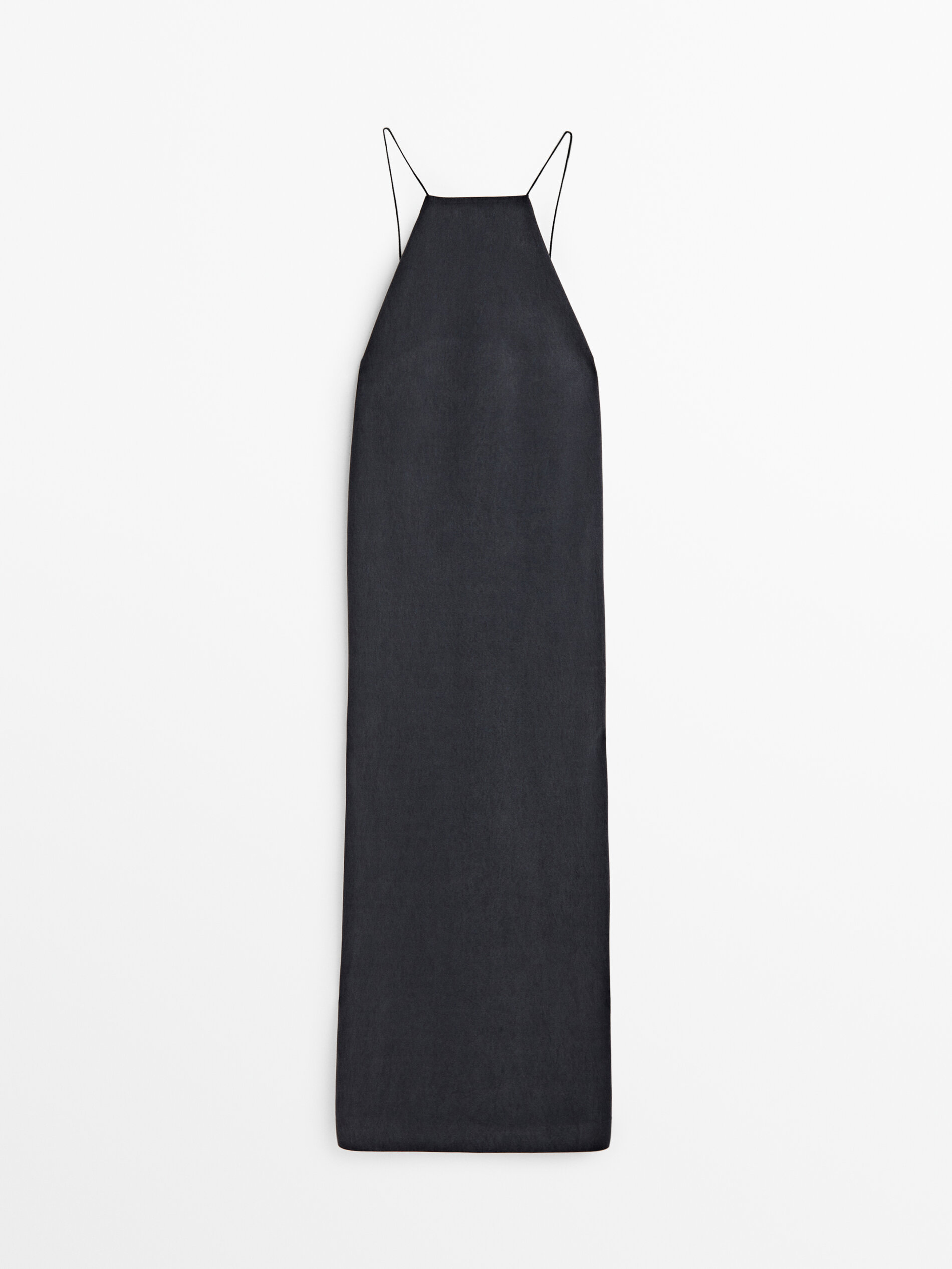 

Платье женское Massimo Dutti 06615557400 синее S, 06615557400