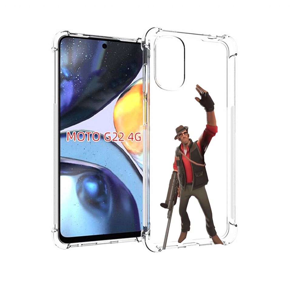 

Чехол MyPads team-fortress-2 для Motorola Moto G22 4G, Прозрачный, Tocco