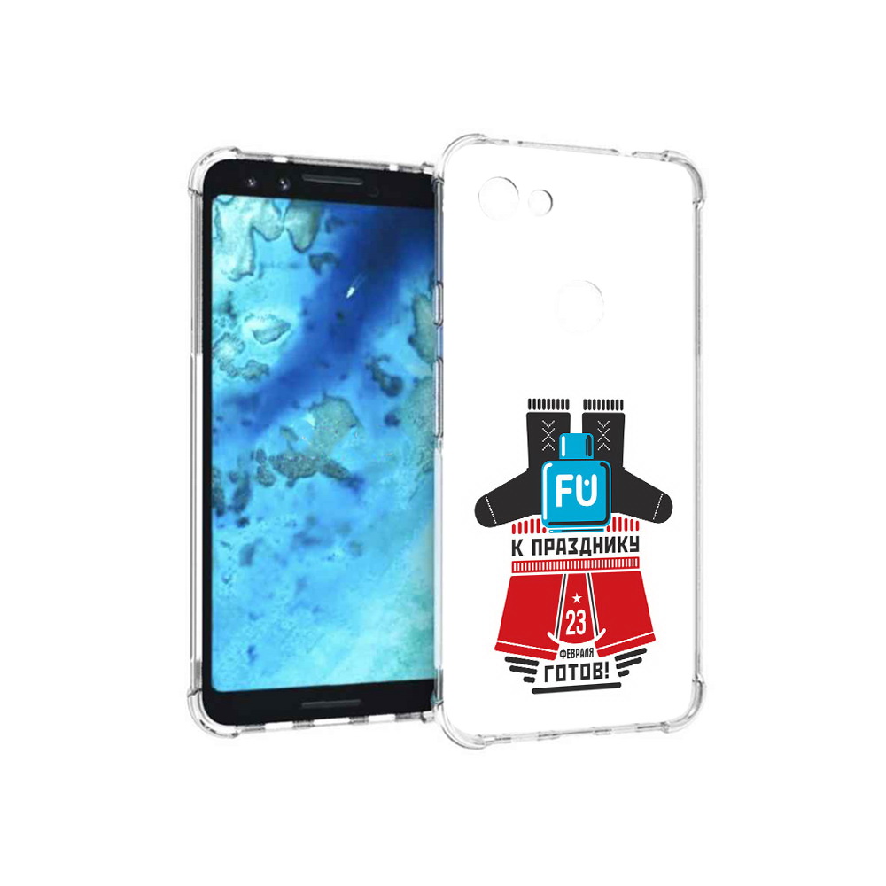 

Чехол MyPads Tocco для Google Pixel 3 23 февраля подарки к празднику, Прозрачный, Tocco