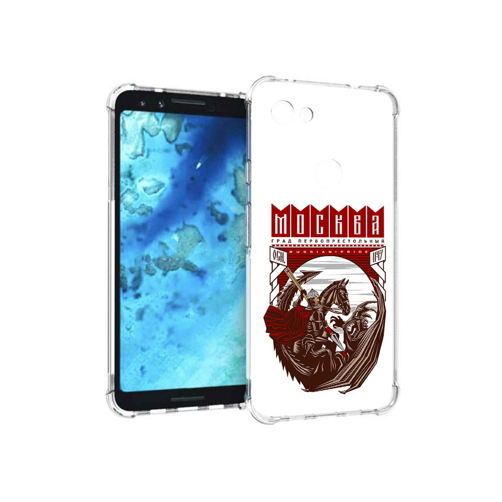 

Чехол MyPads Tocco для Google Pixel 3 Москва Россия, Прозрачный, Tocco