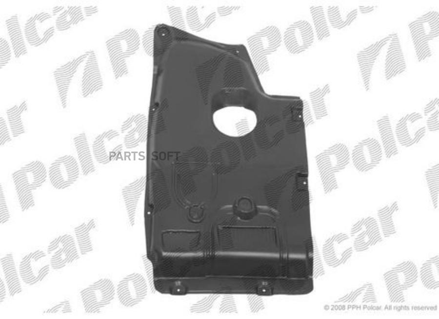 

POLCAR '8125347 TOYOTA AVENSIS (T25) 04.03 - 06.06 :Защита под двигатель 1шт