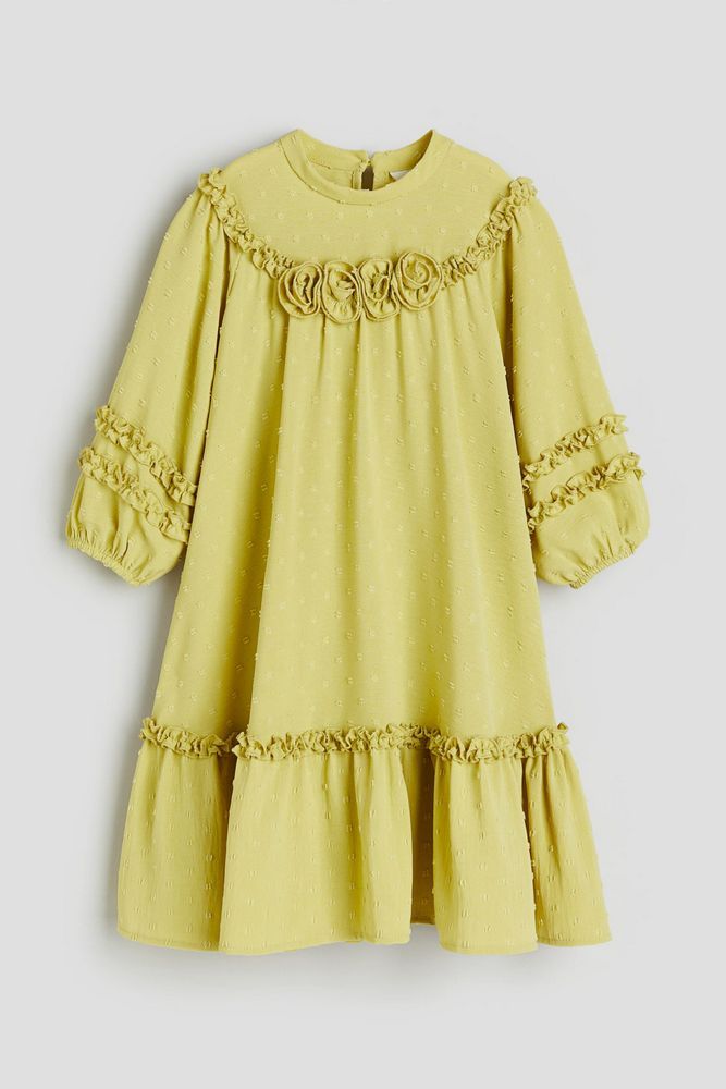 

Платье детское H&M 1212192, Тусклый желтый, 116, 1212192