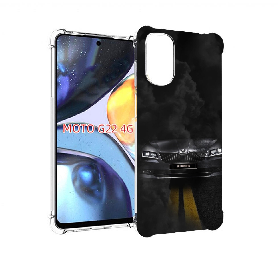 

Чехол MyPads skoda шкода 1 для Motorola Moto G22 4G, Прозрачный, Tocco