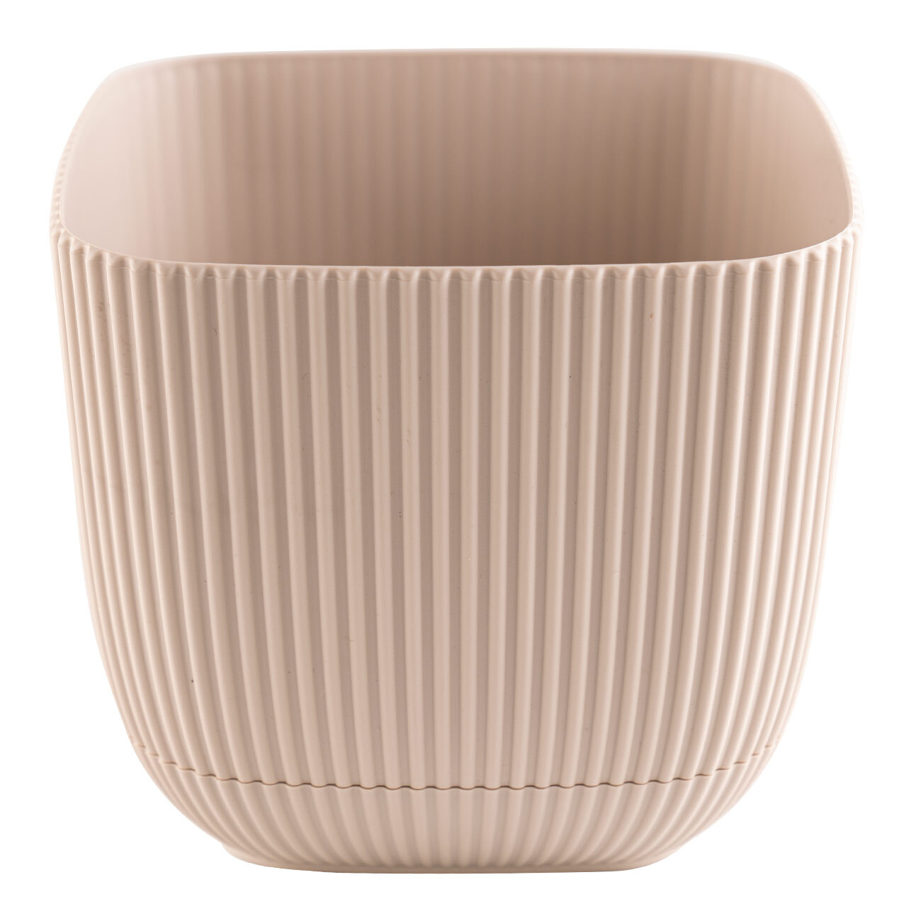 

Горшок для цветов Kuchenland 4 л с поддоном бежевый