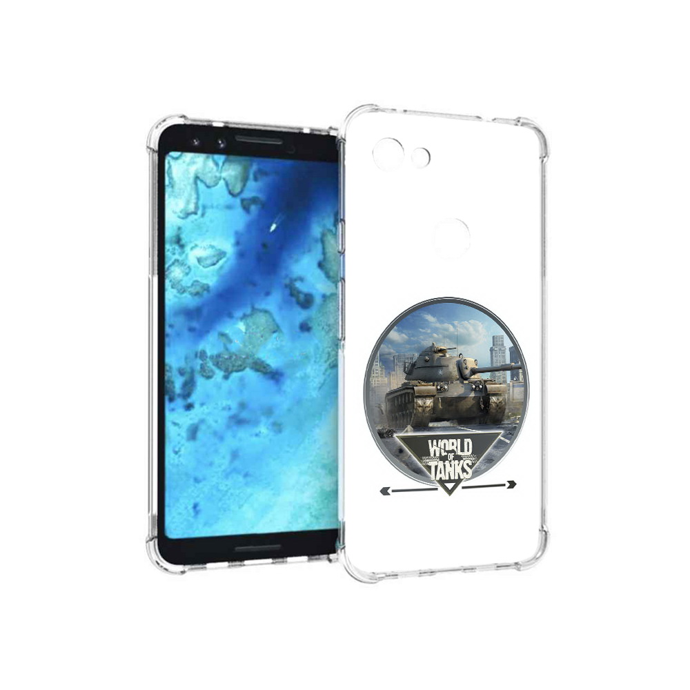 

Чехол MyPads Tocco для Google Pixel 3 Мир танков, Прозрачный, Tocco