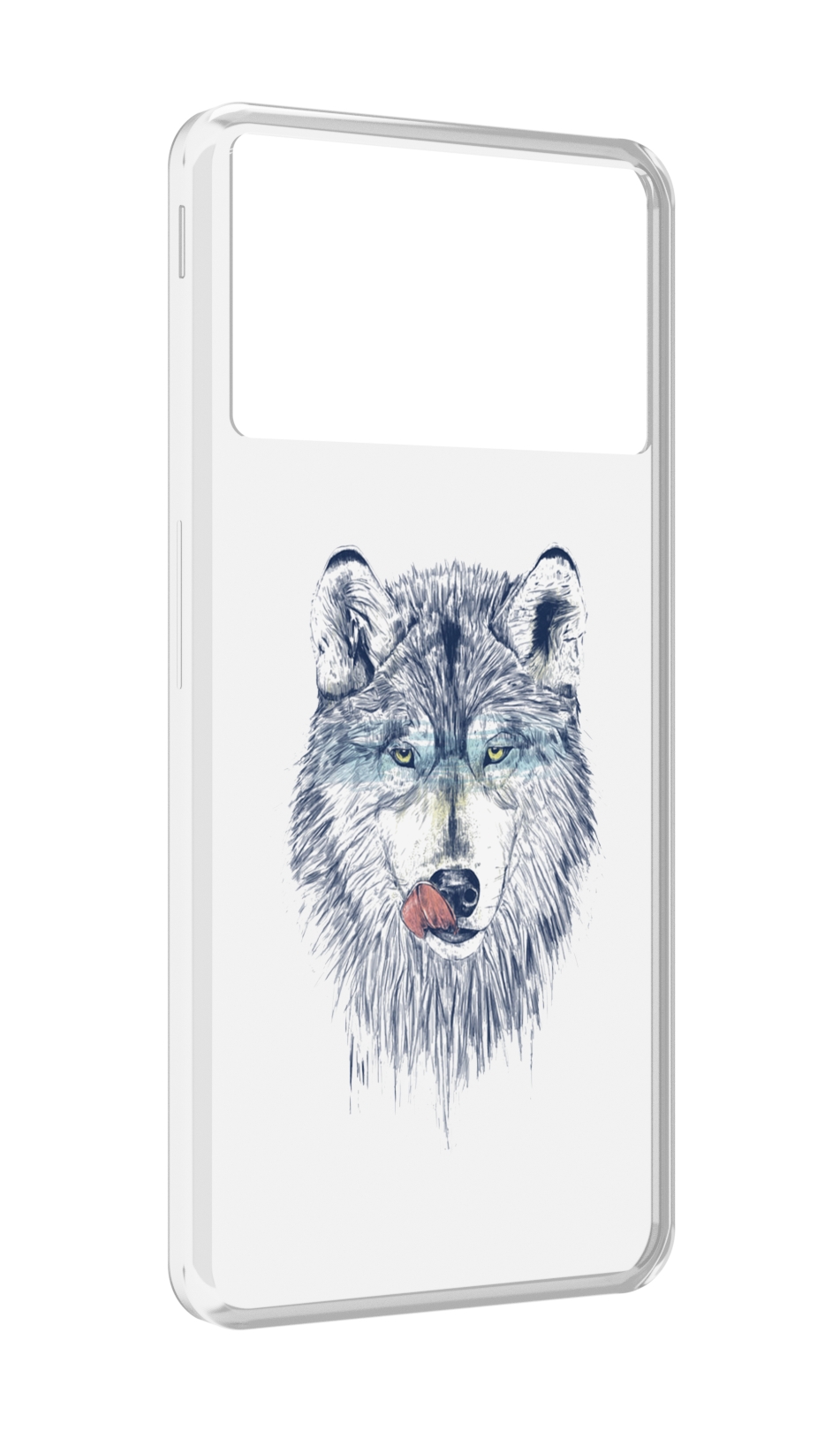 Чехол MyPads голодгый волк для ZTE Nubia Z40S Pro