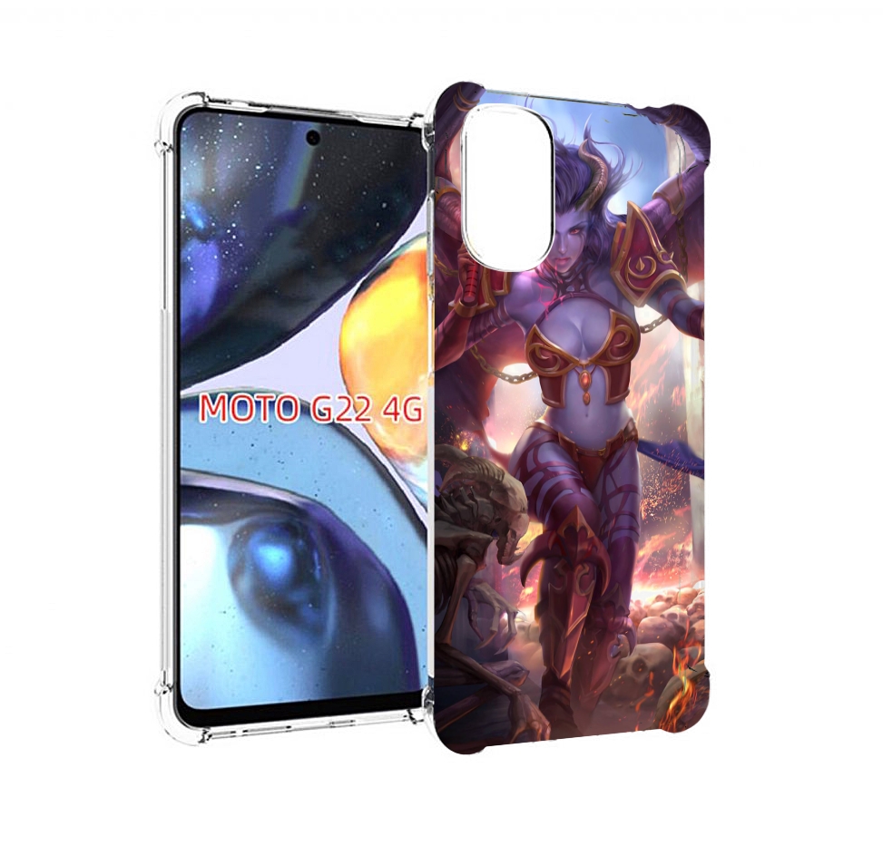 

Чехол MyPads queen of pain dota 2 для Motorola Moto G22 4G, Прозрачный, Tocco