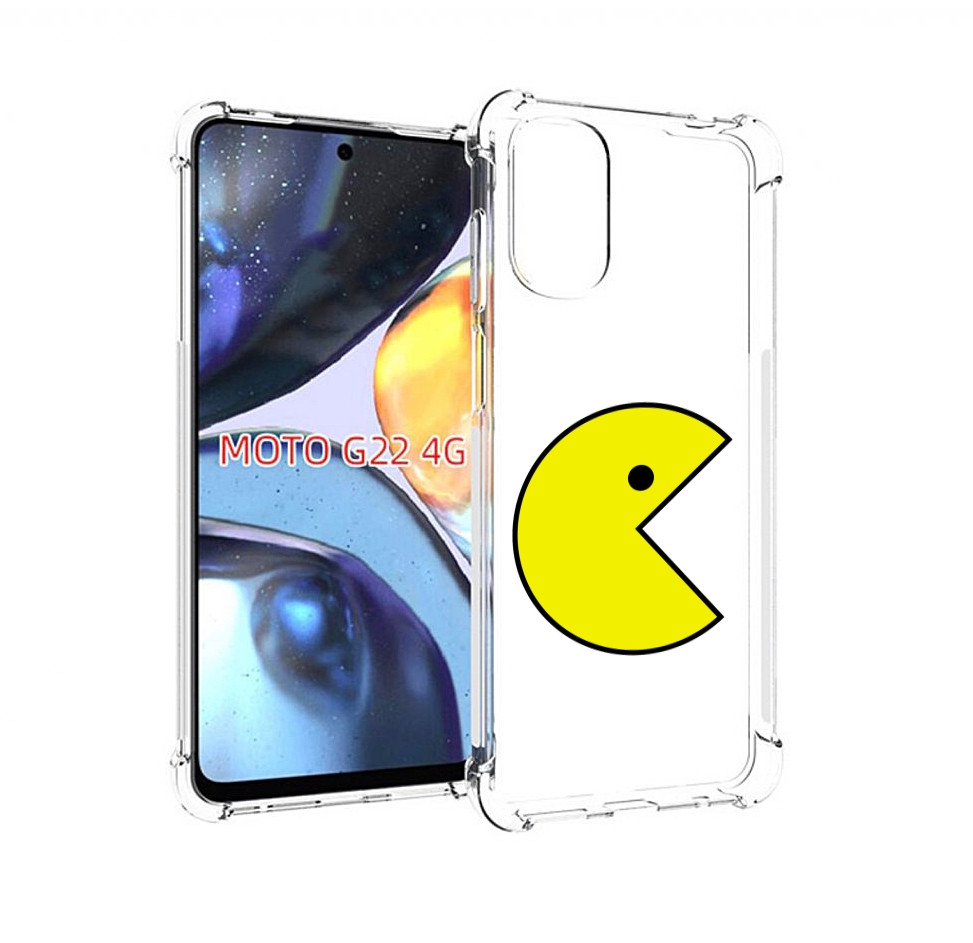 

Чехол MyPads pacman-пекмен для Motorola Moto G22 4G, Прозрачный, Tocco