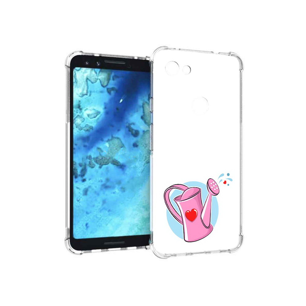

Чехол MyPads Tocco для Google Pixel 3 Лейка любви 14 февраля, Прозрачный, Tocco