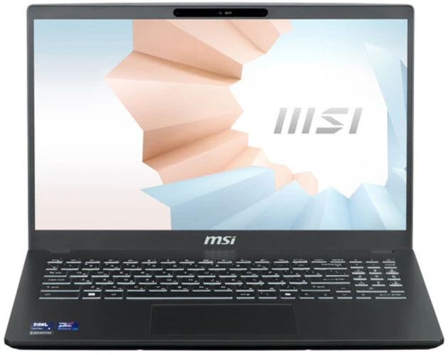 Ноутбук MSI Modern 15 H AI C1MG-009XRU черный (9S7-15H551-009)