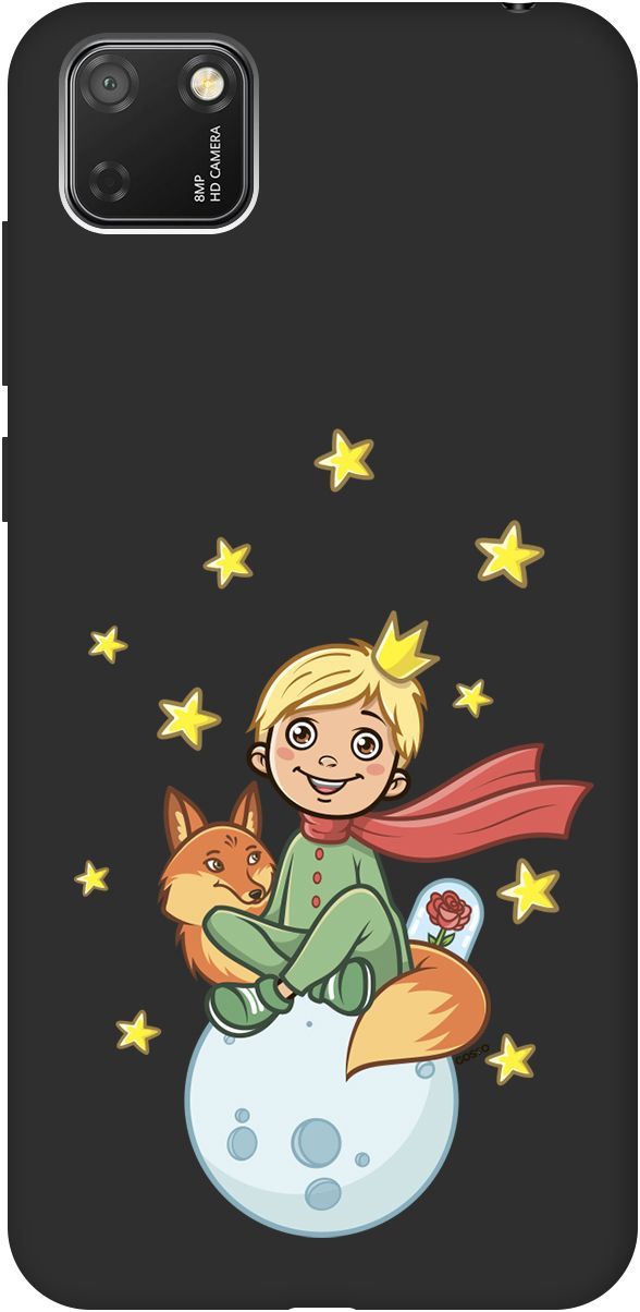 

Чехол на Honor 9S/Huawei Y5P с принтом "Little Prince" черный, Черный;бежевый, 2473