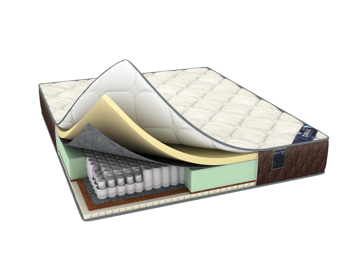 

Матрас ортопедический пружинный DIMAX Элемент Медиум Мемо 145х185, Элемент Медиум Мемо